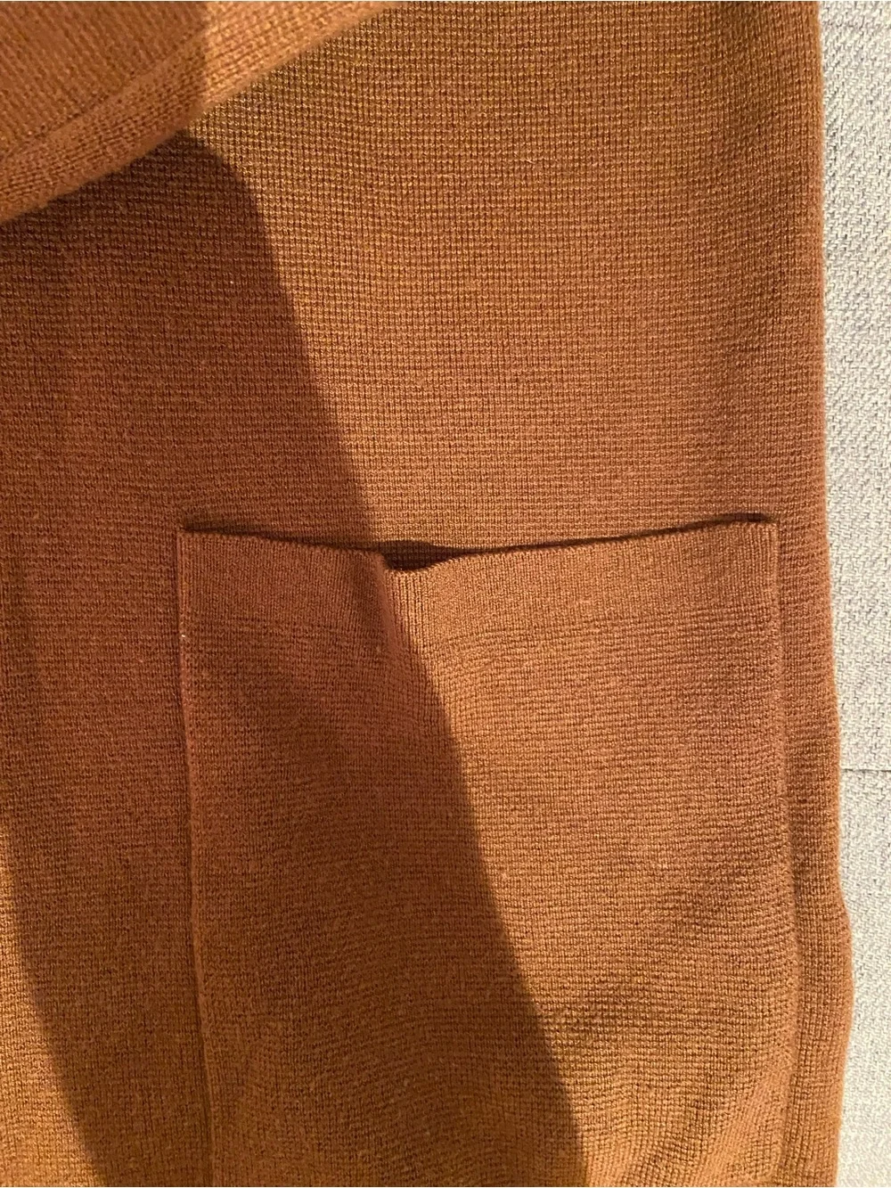 Jcrew sweater blazer brown xs